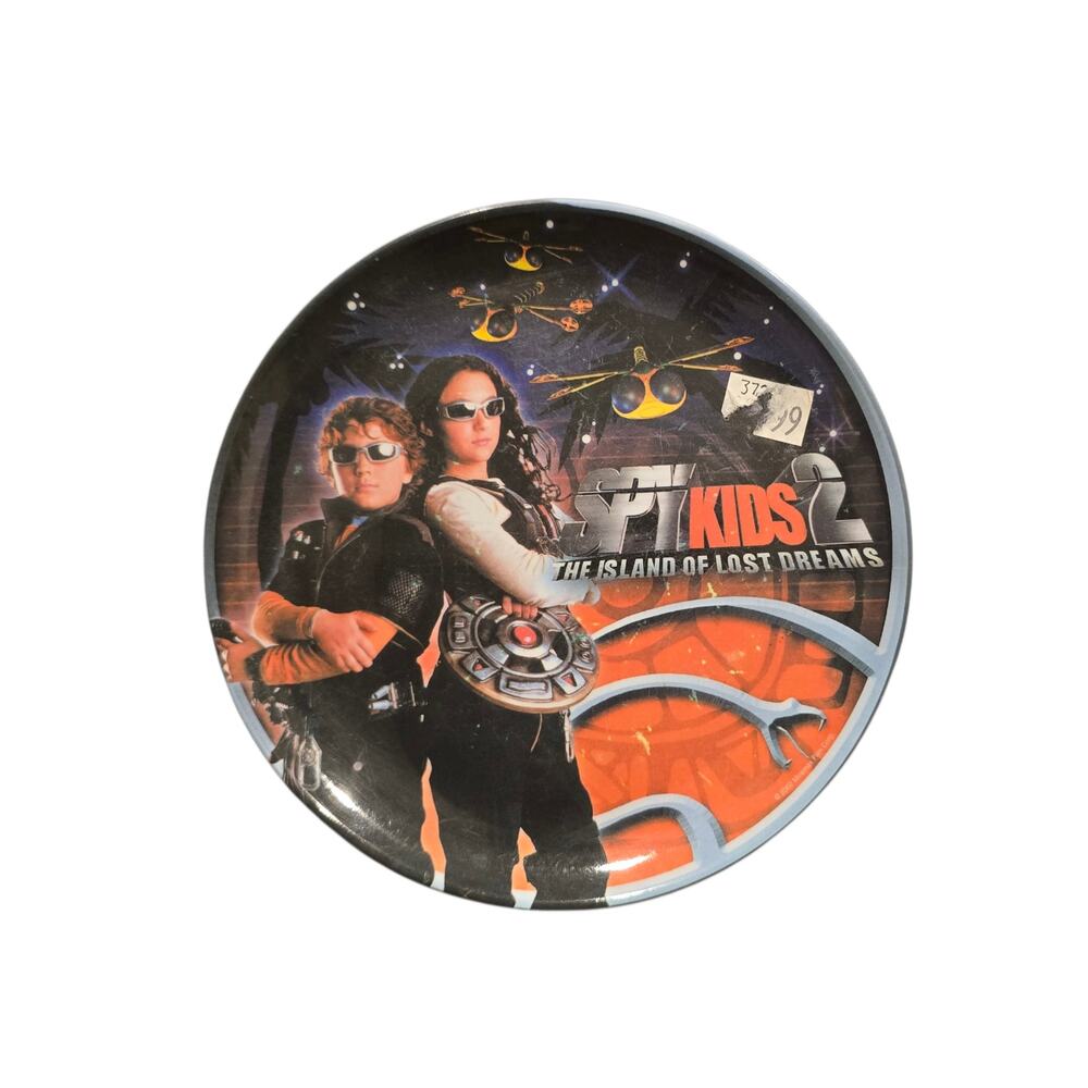 Spy Kids 2 Plate 2002 Gibson Melamine Plastic Island of Lost Dreams Movie Promo